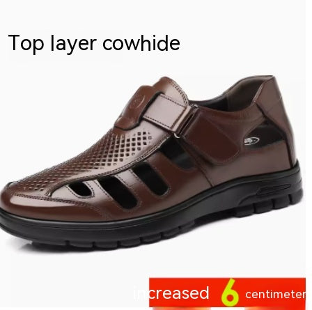 Summer Hollow Leather Sandals for Women