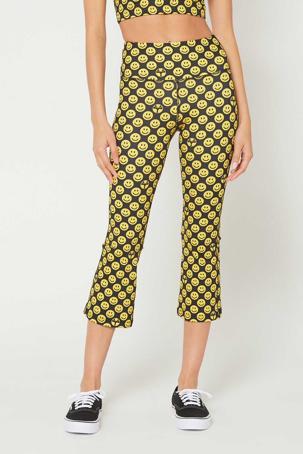 Flare Crop Leggings Made in USA
