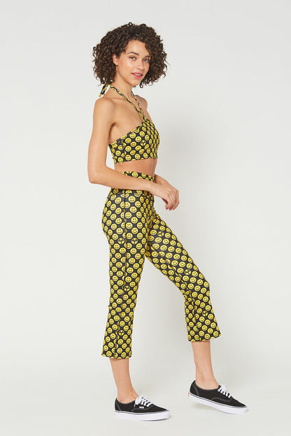 Flare Crop Leggings Made in USA