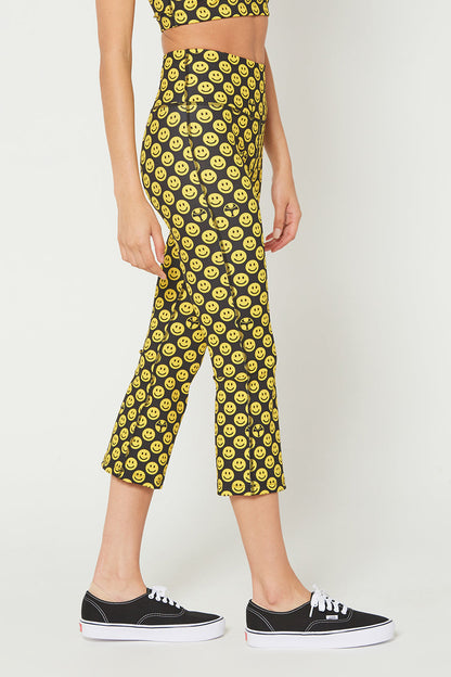 Flare Crop Leggings Made in USA