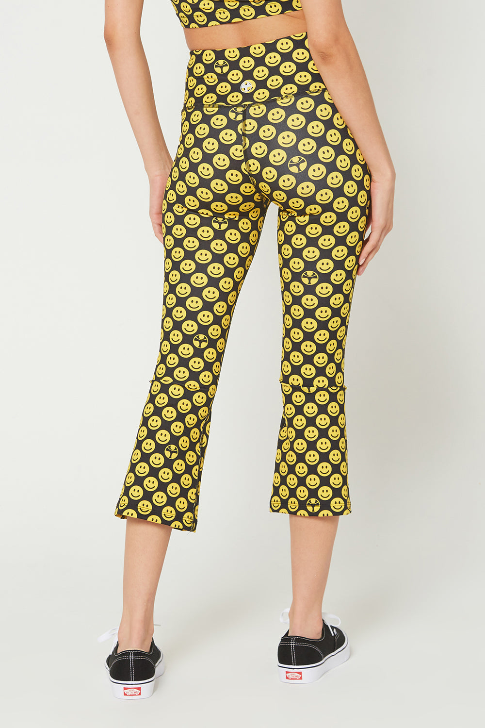 Flare Crop Leggings Made in USA