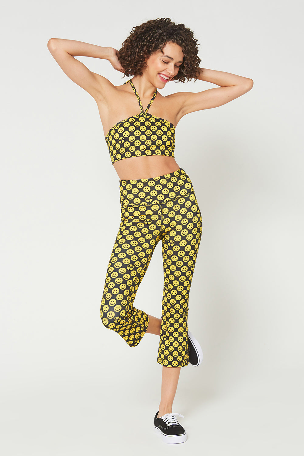Flare Crop Leggings Made in USA