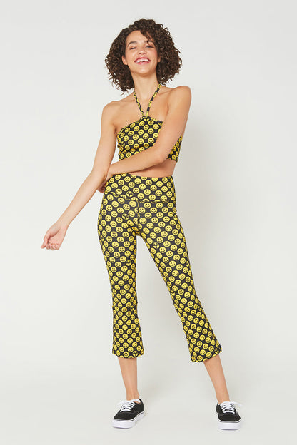 Flare Crop Leggings Made in USA