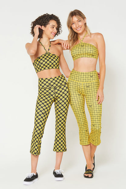Flare Crop Leggings Made in USA