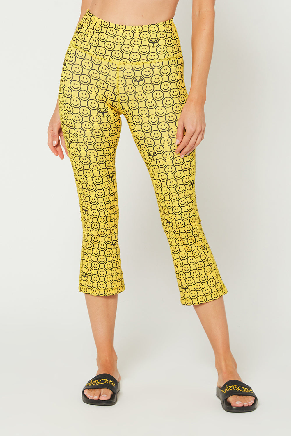 Flare Crop Leggings Made in USA
