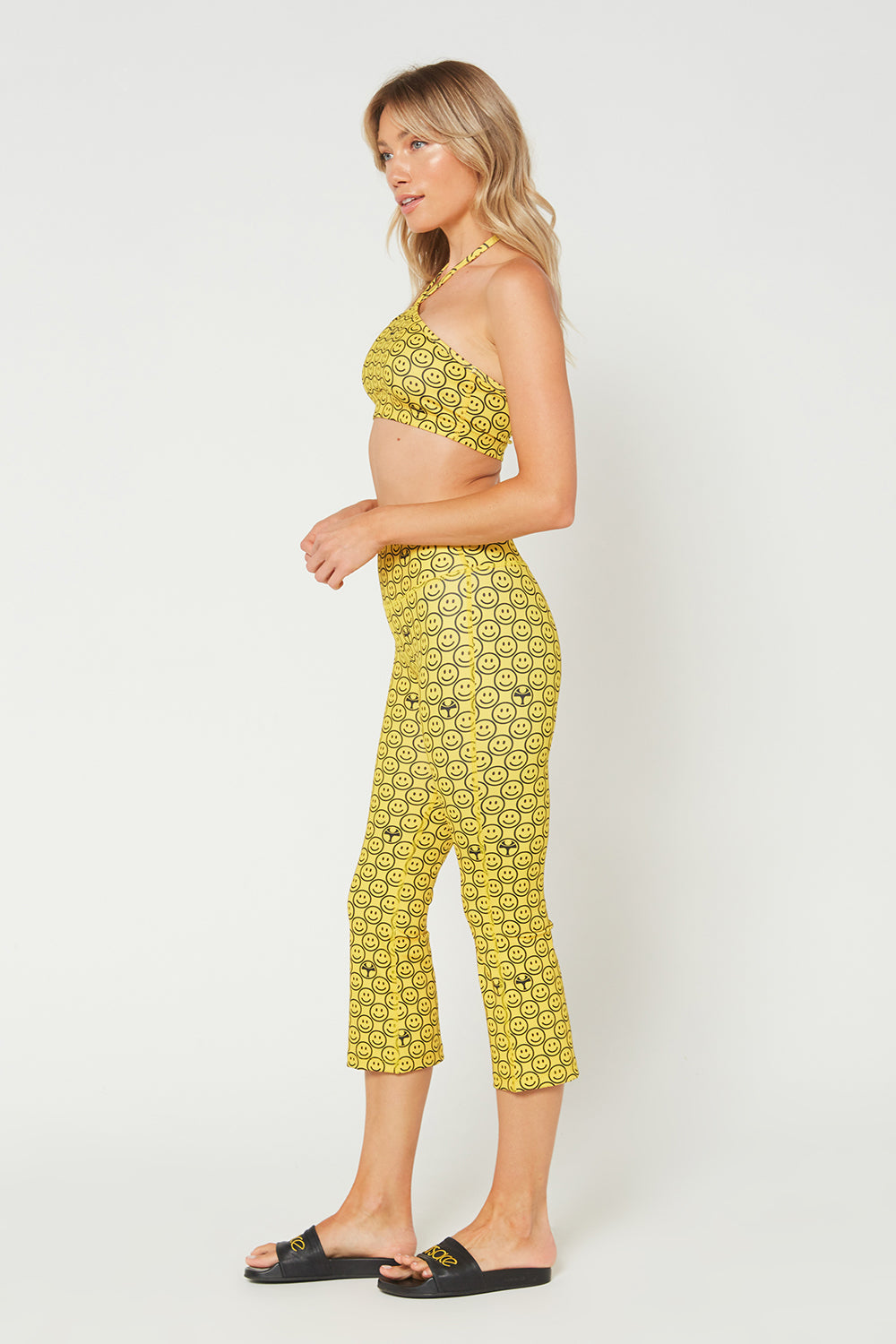 Flare Crop Leggings Made in USA