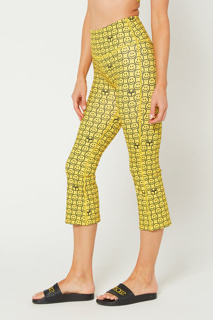 Flare Crop Leggings Made in USA