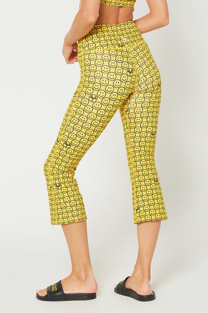 Flare Crop Leggings Made in USA