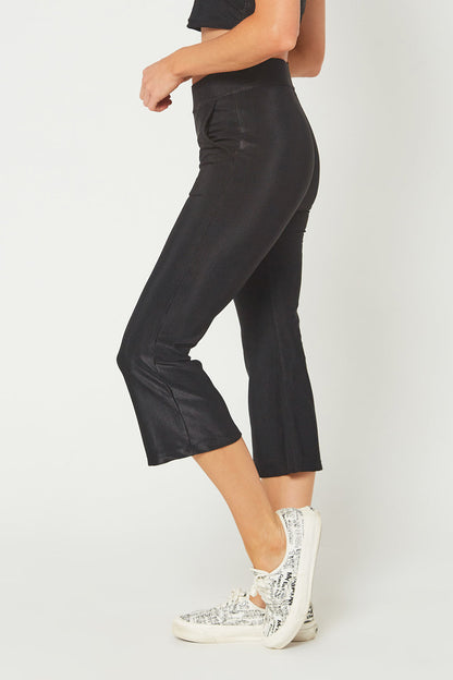 Ribbed Pocket Crop Pants Made in USA