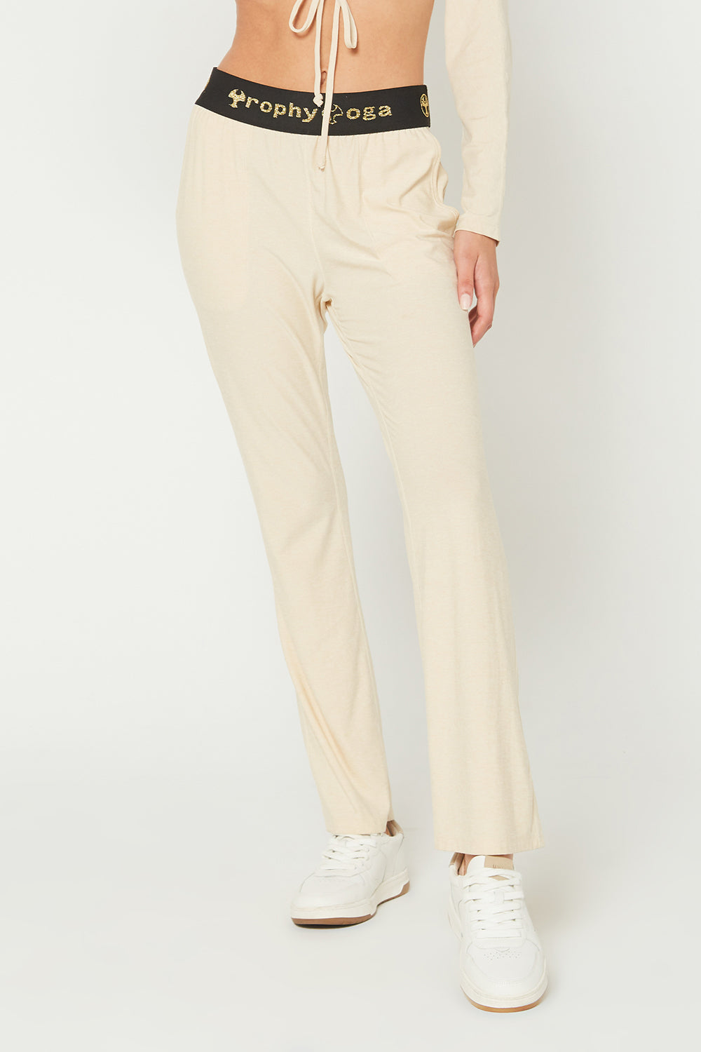 Light Heather Logo Relaxed Pants Made in USA
