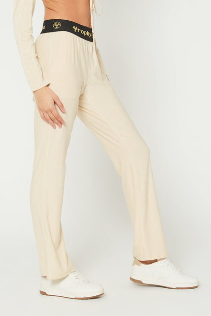Light Heather Logo Relaxed Pants Made in USA