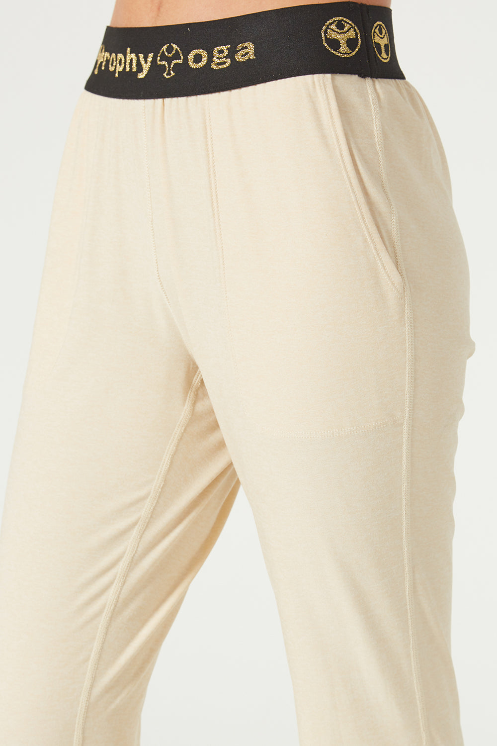 Light Heather Logo Relaxed Pants Made in USA