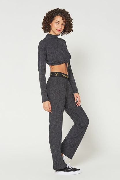 Light Heather Logo Relaxed Pants Made in USA