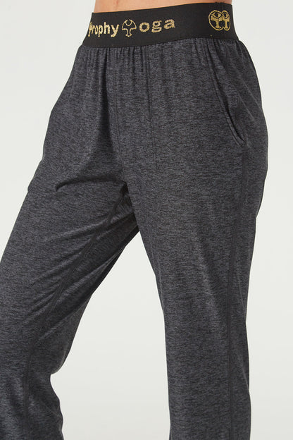 Light Heather Logo Relaxed Pants Made in USA