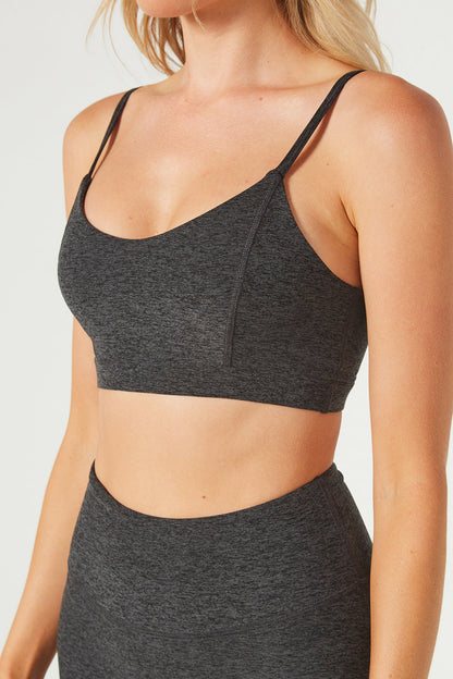 Front Seam Heather Bra Made in USA