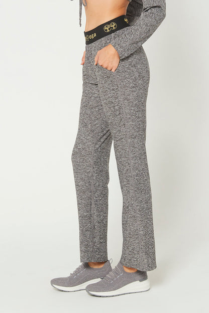 Light Heather Logo Relaxed Pants Made in USA