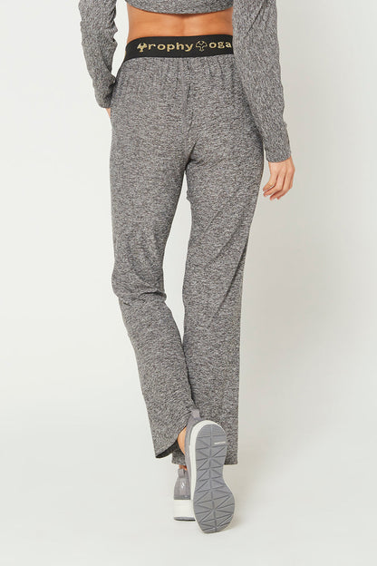 Light Heather Logo Relaxed Pants Made in USA