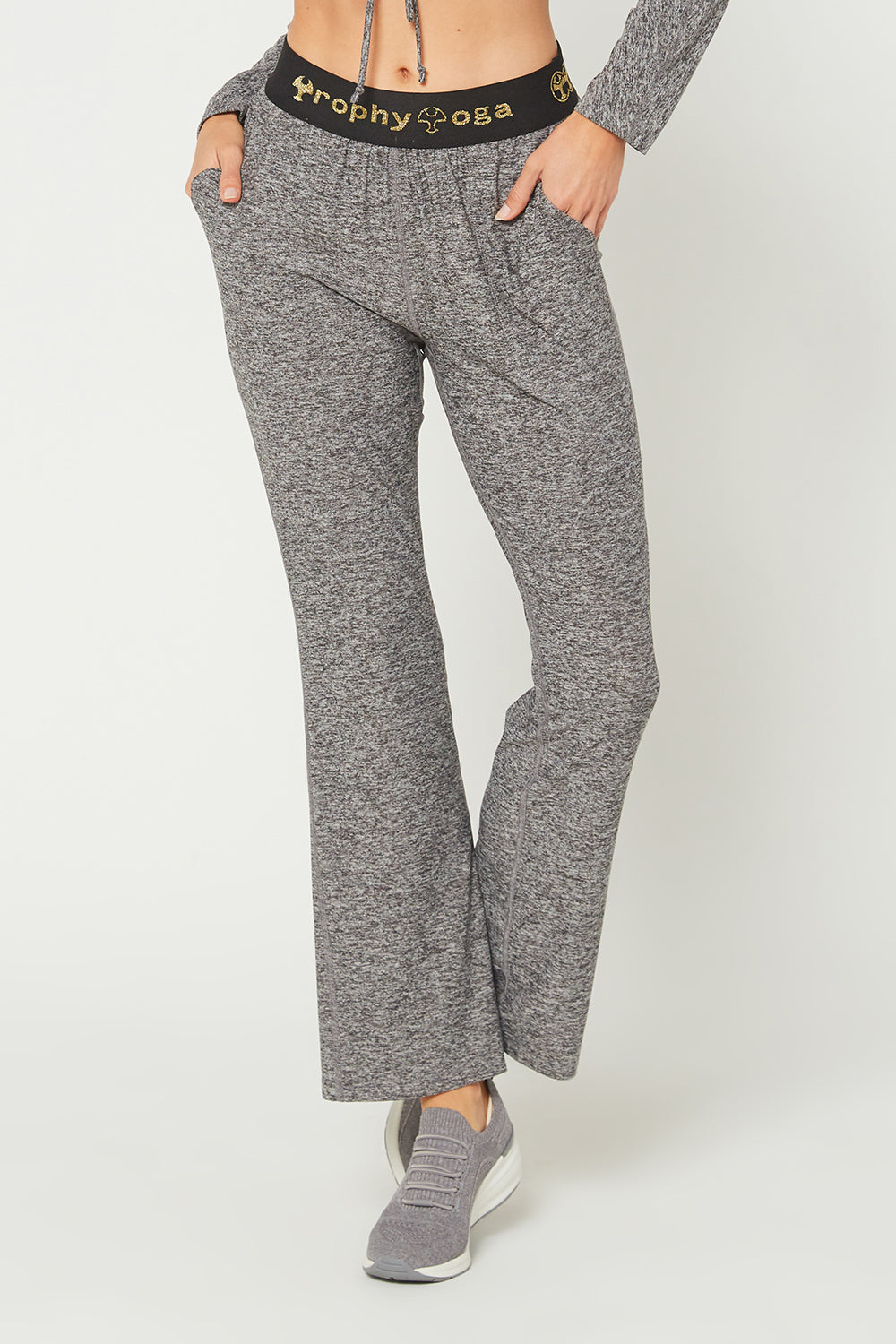 Light Heather Logo Relaxed Pants Made in USA