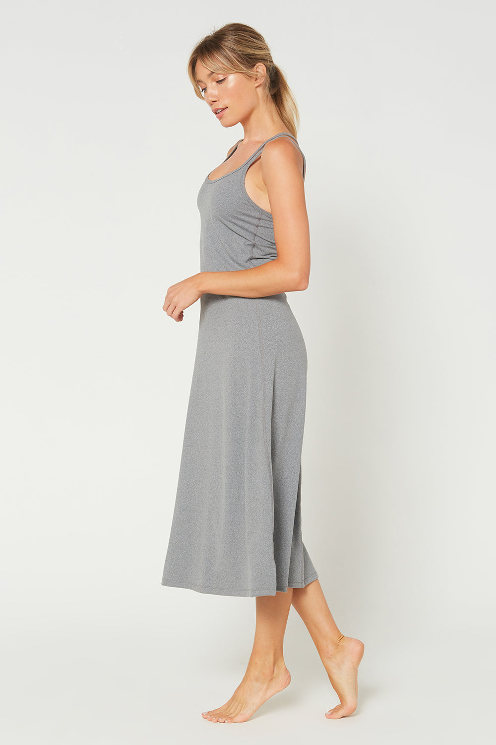 Cross Back Strap Maxi Dress Made in USA