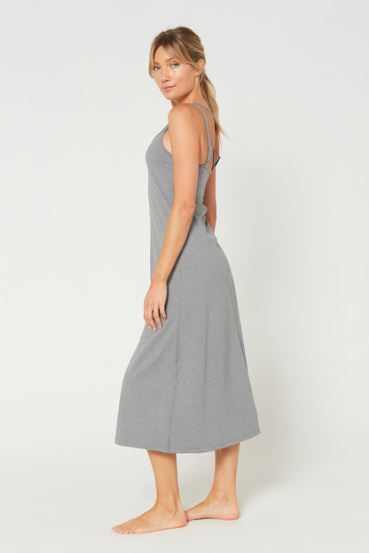 Cross Back Strap Maxi Dress Made in USA