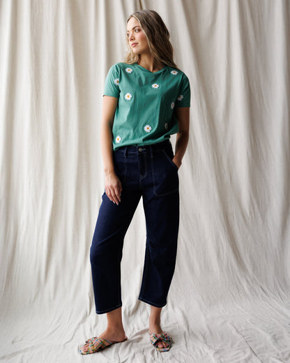 Super High Rise Barrel-Leg Jeans
