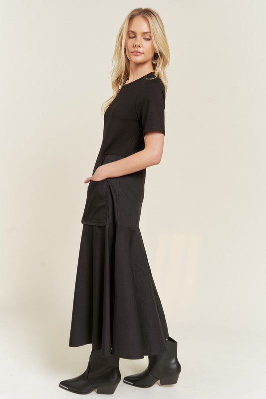 Knit Mix Dress