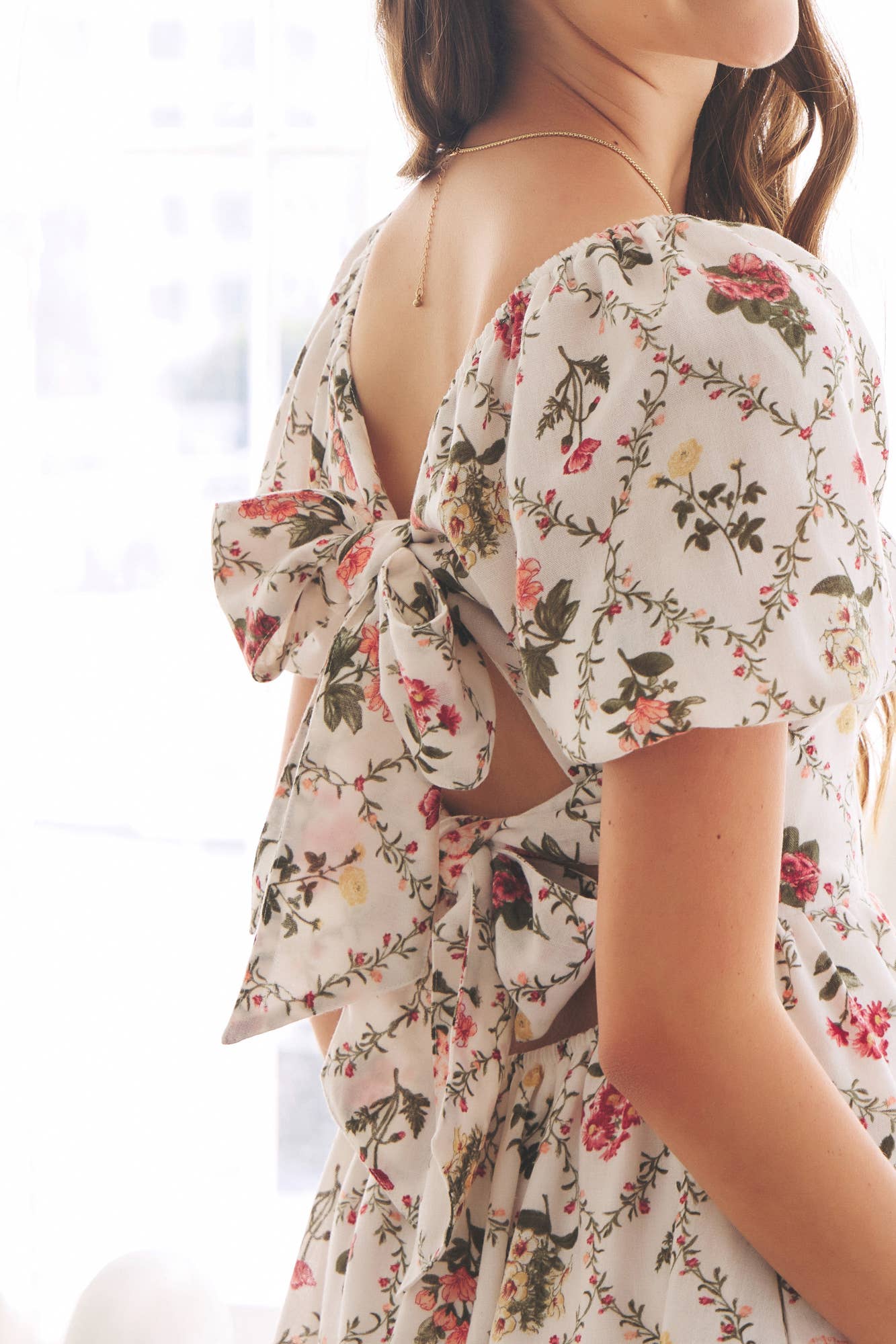 Whimsical Tie-Back Dress