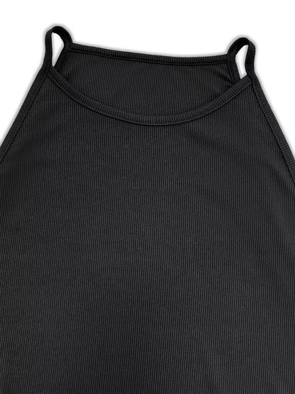 Plus Size Slit Round Neck Cami See size chart under “more details”
