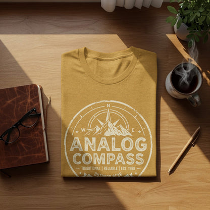 Analog Compass Heritage: The Explorer's Adventure Tee