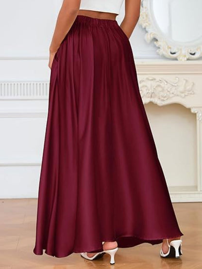 A-Line Maxi Skirt with Pockets