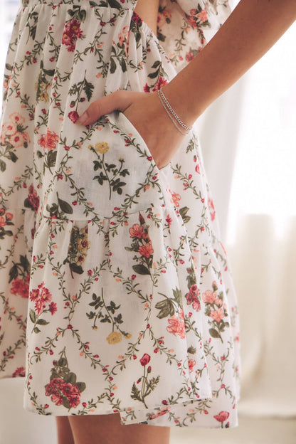 Whimsical Tie-Back Dress