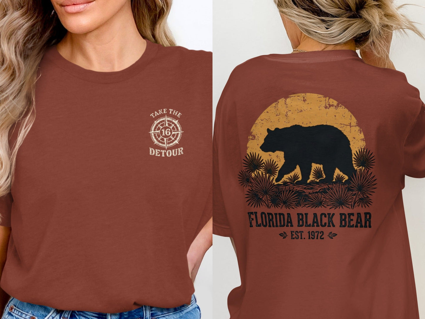 Heritage Florida Bear Graphic T-Shirt