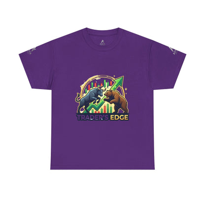 Trader's Edge Tee — Bull vs Bear Stock Market T‑Shirt