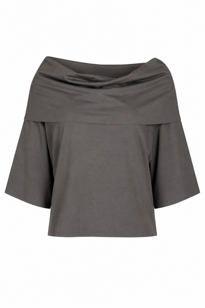 Pima Cotton Jackie O Top - Lava