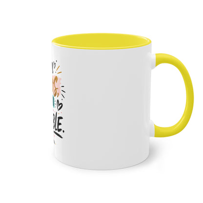 Coffee Mug — "Con Dios Todo Es Posible" Inspirational Spanish Scripture 11oz