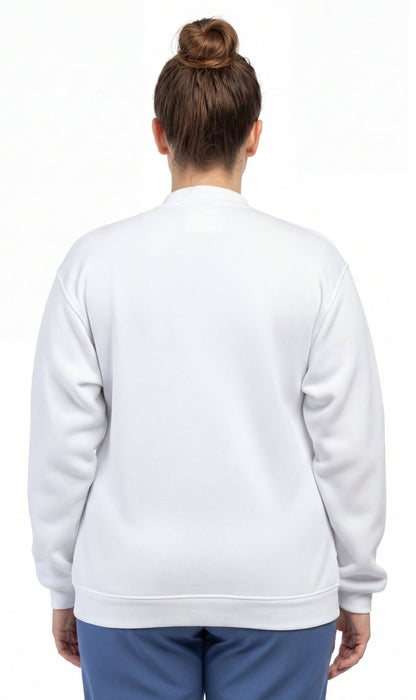 Womens Snap Up Jacket - Soft, Fleecy Lining for Three-Season Comfort
