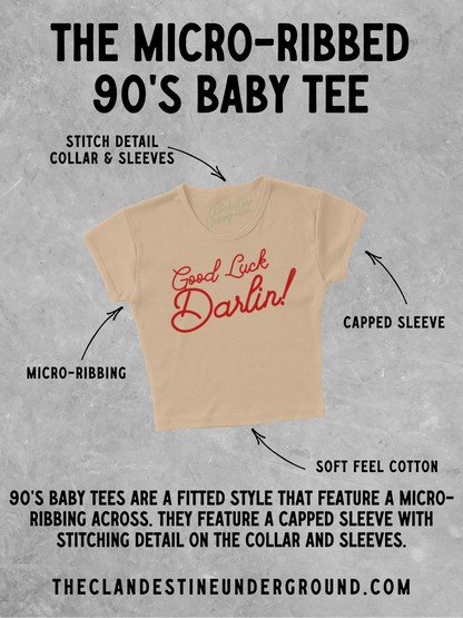 Underground Original Design: Take Me Out To The Ball Game Micro-Ribbed Baby Tee