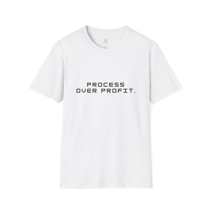 Process Over Profit T-Shirt — Minimalist Motivational Tee for Creators & Entrepreneurs