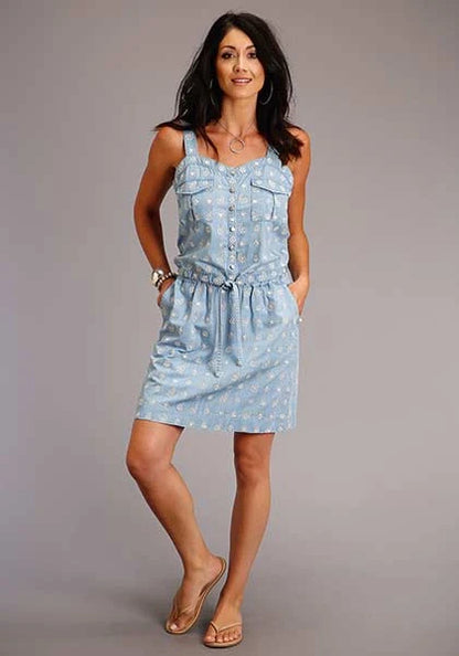 Stetson Schiffli Tencel (Blue) - Women's Skirt