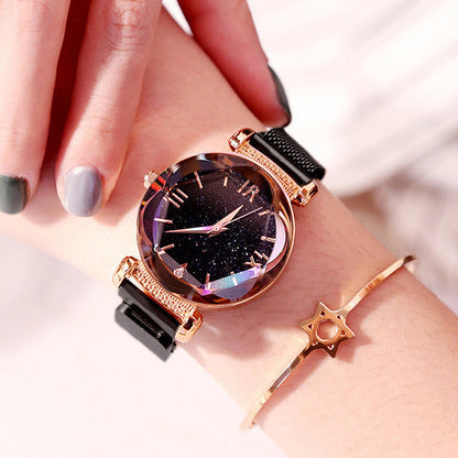 Star watch steel belt watch ladies casual watch (See size chart where applicable)