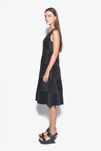 Sleeveless Chessboard dress