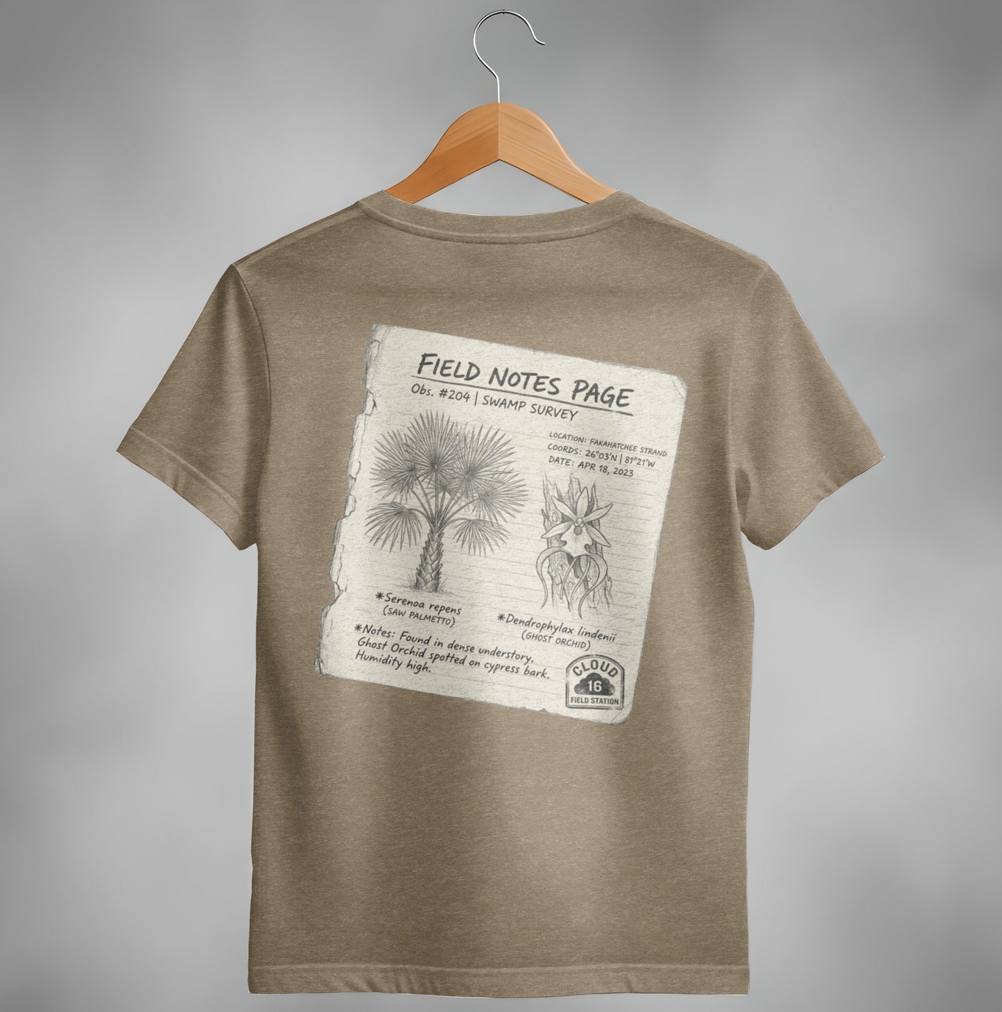 Field Notes: Ghost Orchid & Palmetto T-Shirt