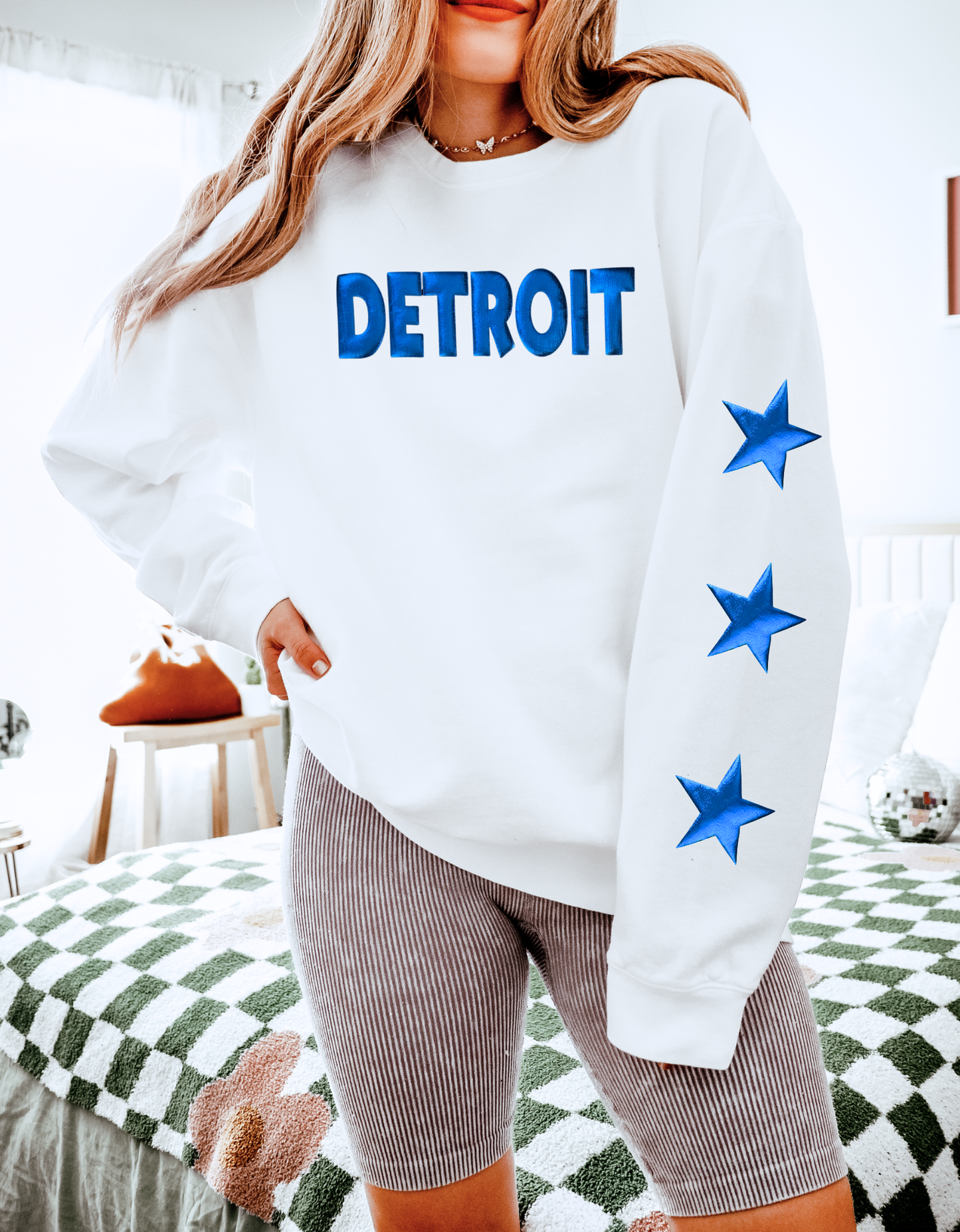 Detroit Star Chrome Blue Puff
