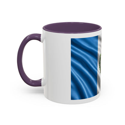 Guatemala Flag Accent Coffee Mug – 11/15oz Patriotic National Emblem Ceramic Mug