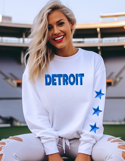 Detroit Star Chrome Blue Puff