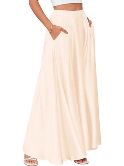 A-Line Maxi Skirt with Pockets
