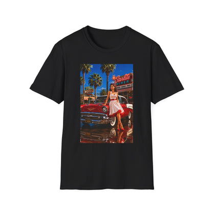 Retro Diner Tee — 'Starlite Diner' Vintage 1950s Pinup T-Shirt
