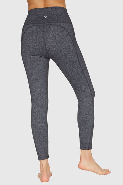 Stretch Heather Pocket Legging Made in USA