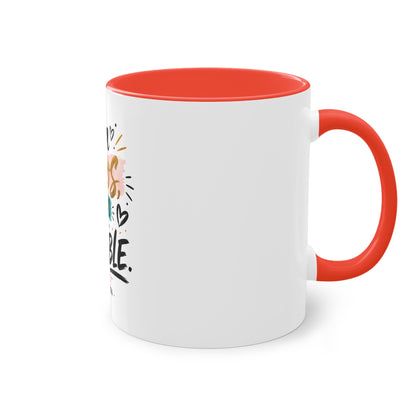 Coffee Mug — "Con Dios Todo Es Posible" Inspirational Spanish Scripture 11oz