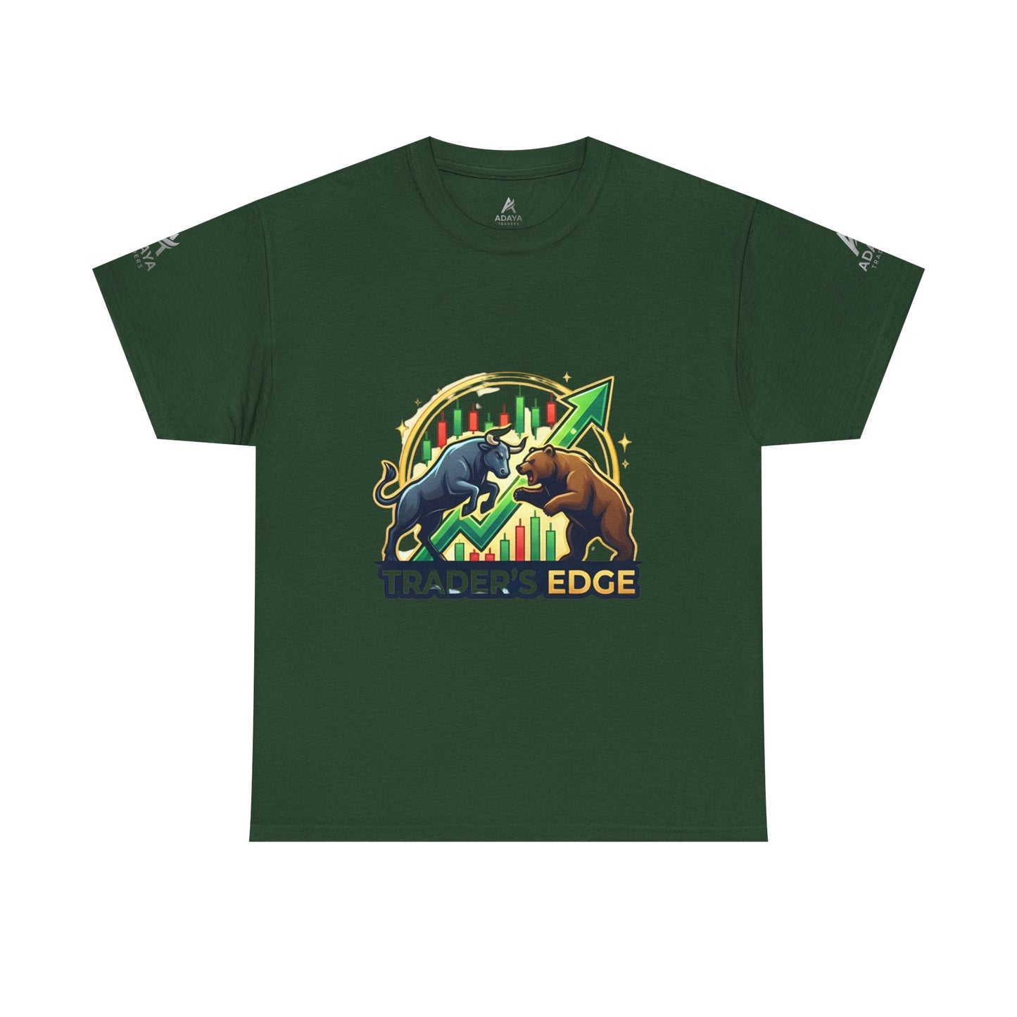 Trader's Edge Tee — Bull vs Bear Stock Market T‑Shirt